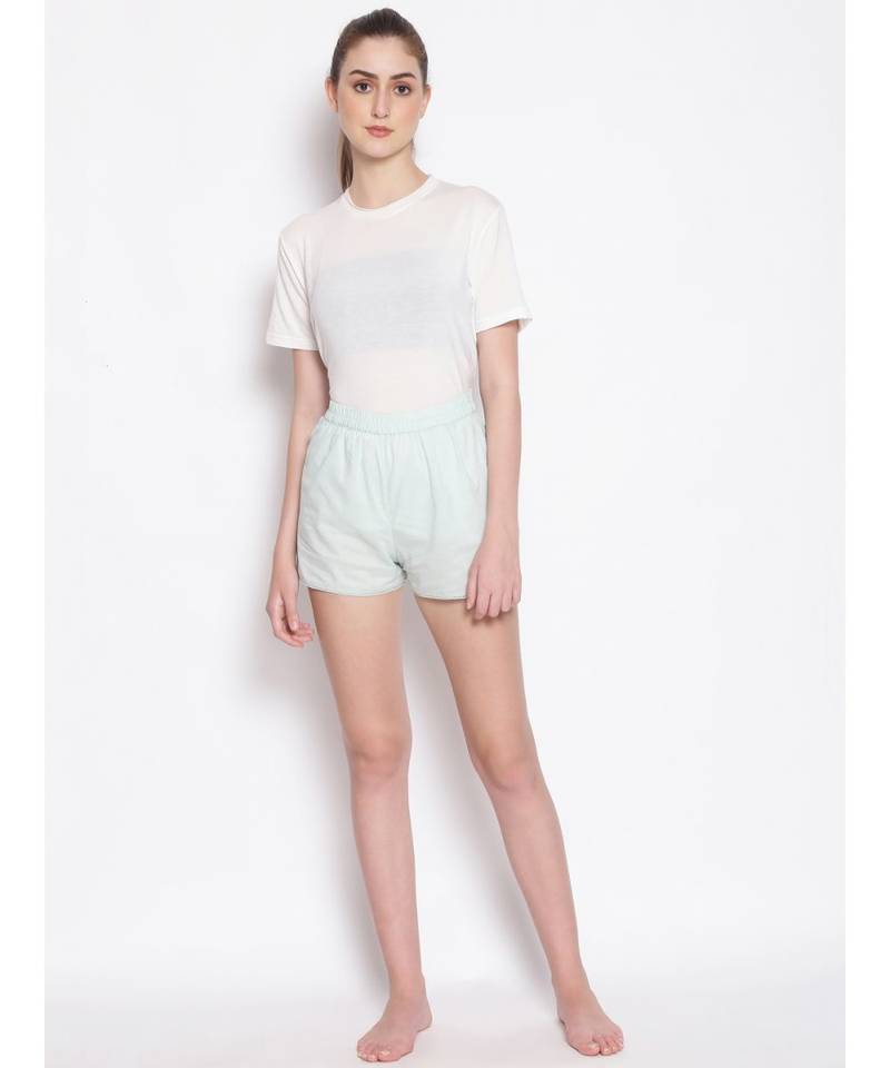 Sage Green Women's Nightwear Shorts