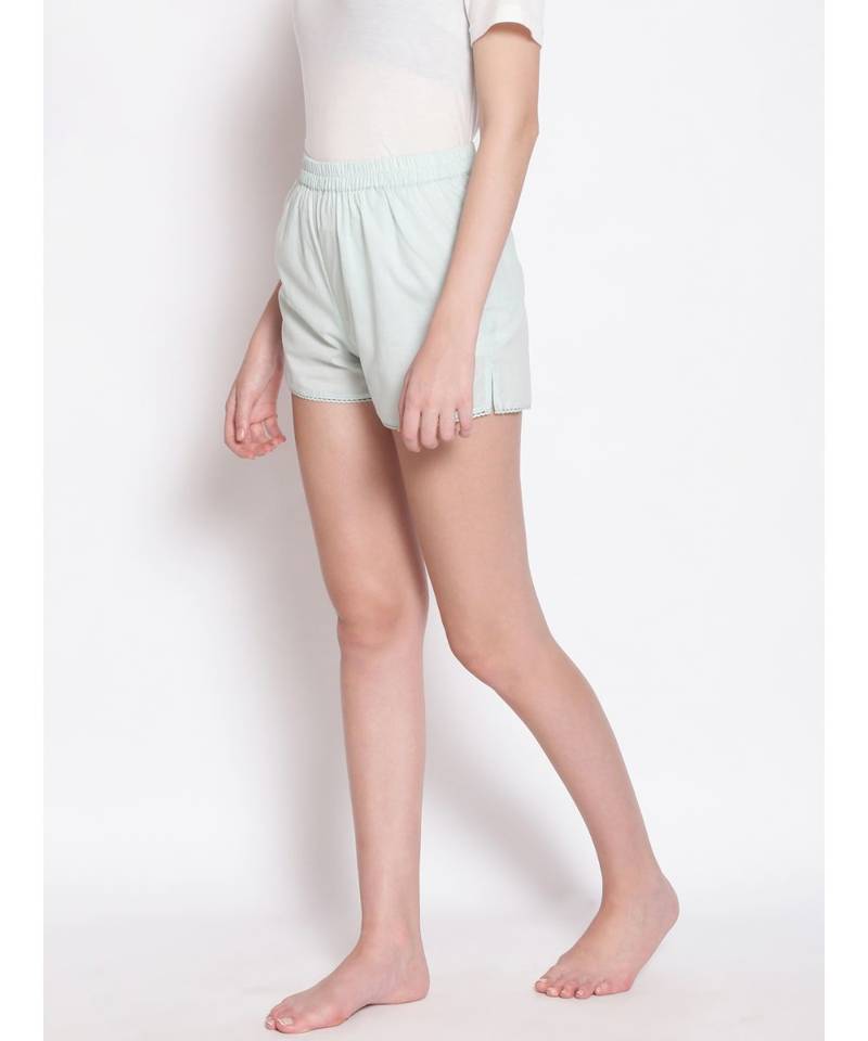 Sage Green Women's Nightwear Shorts