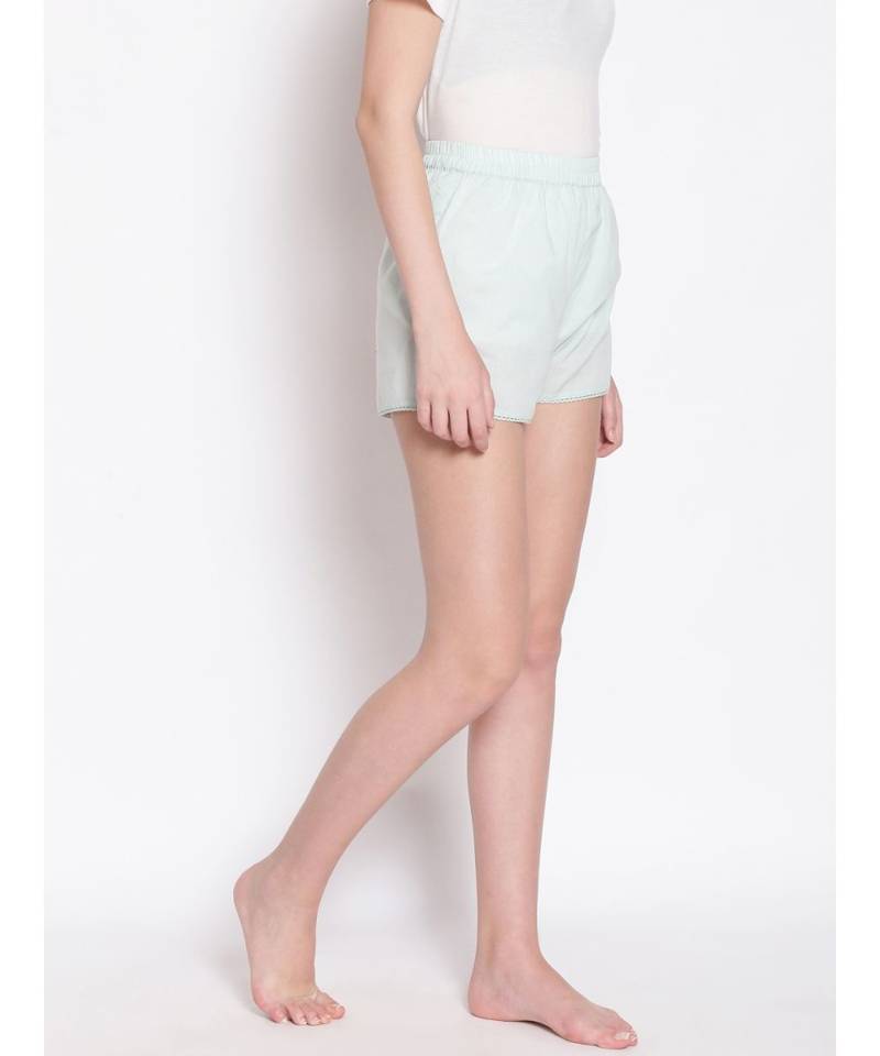 Sage Green Women's Nightwear Shorts