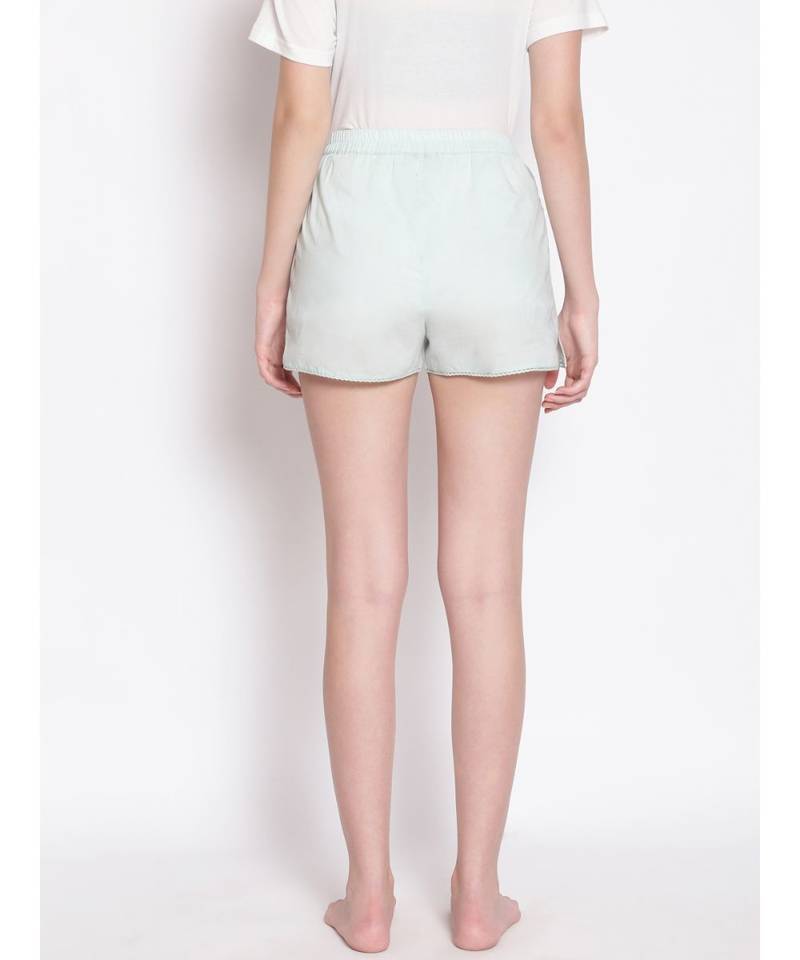 Sage Green Women's Nightwear Shorts