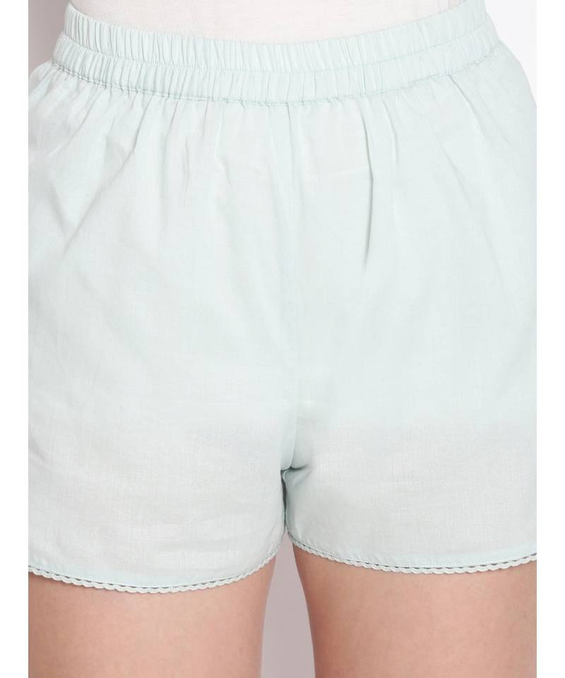 Sage Green Women's Nightwear Shorts
