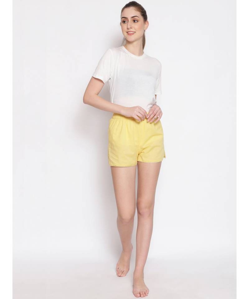 Yellow Candy Women's Nightwear Shorts
