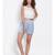 Blue Gingham Check Nightwear Shorts