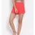 Solid Coral Orange Nightwear Shorts