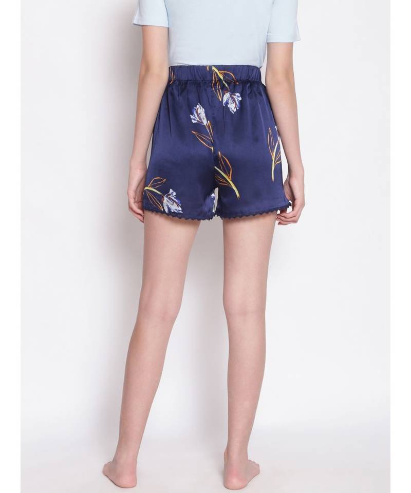 Slip In Satin Women's Nightwear Shorts