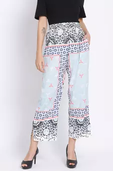 Multicoloured Pretty Printed Women's Pants