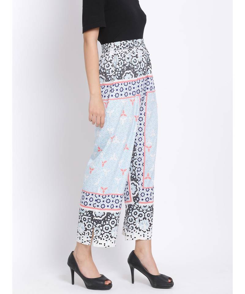 Multicoloured Pretty Printed Women's Pants