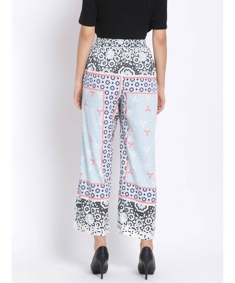 Multicoloured Pretty Printed Women's Pants