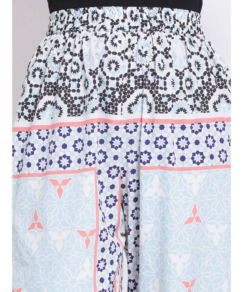 Multicoloured Pretty Printed Women's Pants