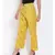 Yellow Printed Ankle Length Pants
