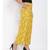 Yellow Printed Ankle Length Pants