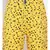 Yellow Printed Ankle Length Pants