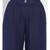 Navy Ankle Length Linen Blend Pants