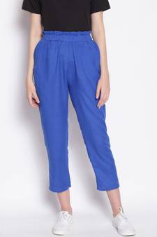 Aqua Holic Cropped Women's Paperbag Pants