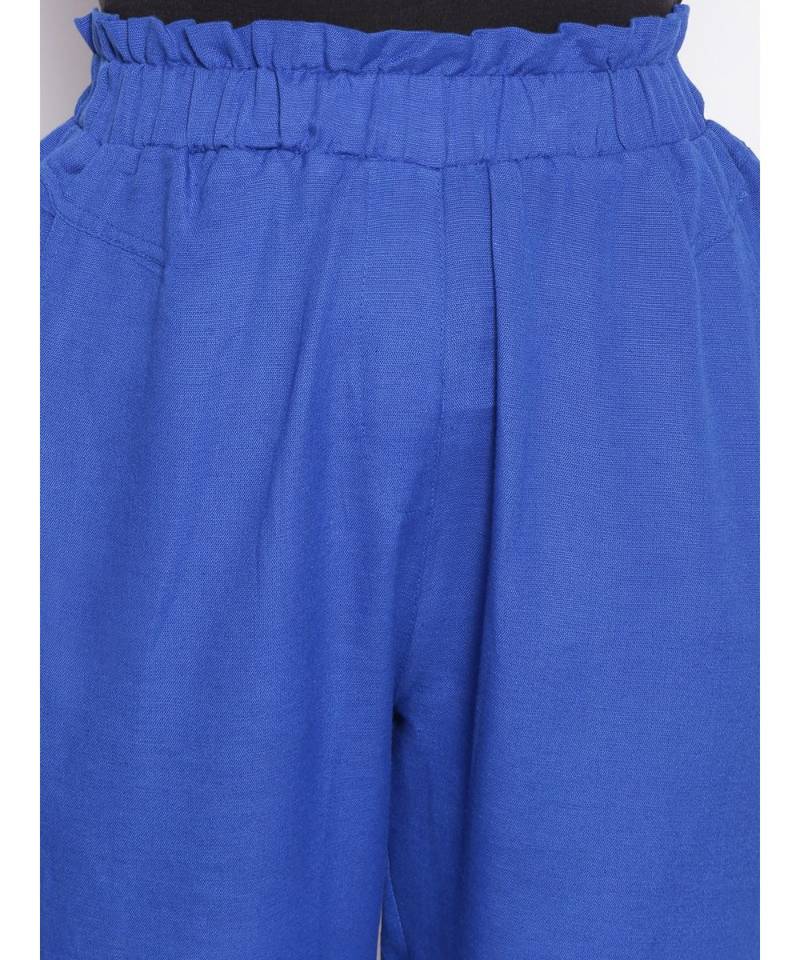 Aqua Holic Cropped Women's Paperbag Pants