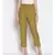 Seaweed Cropped Women's Paperbag Pants
