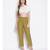 Seaweed Cropped Women's Paperbag Pants