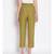 Seaweed Cropped Women's Paperbag Pants