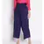 Solid Women Blue  High Rise Pants
