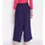 Solid Women Blue  High Rise Pants