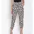 White & Black Animal Print Pants