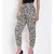 White & Black Animal Print Pants