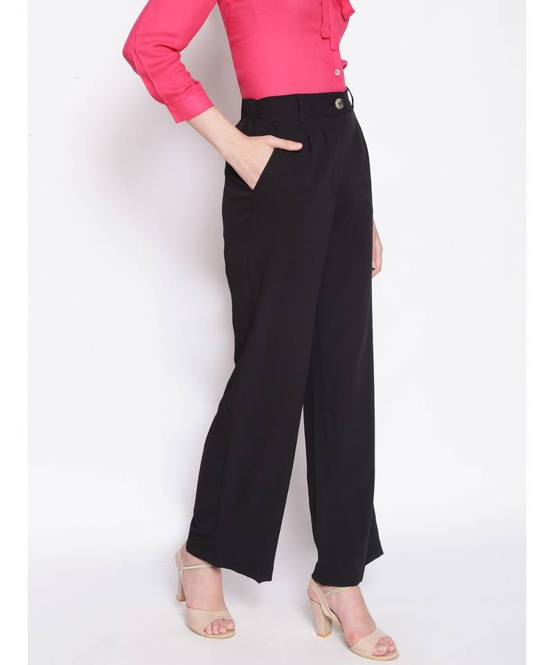 Girl Boss Flared Women's Linen Blend Pants