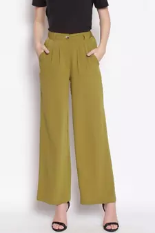 Tall Pine Flared Women's Linen Blend Pants