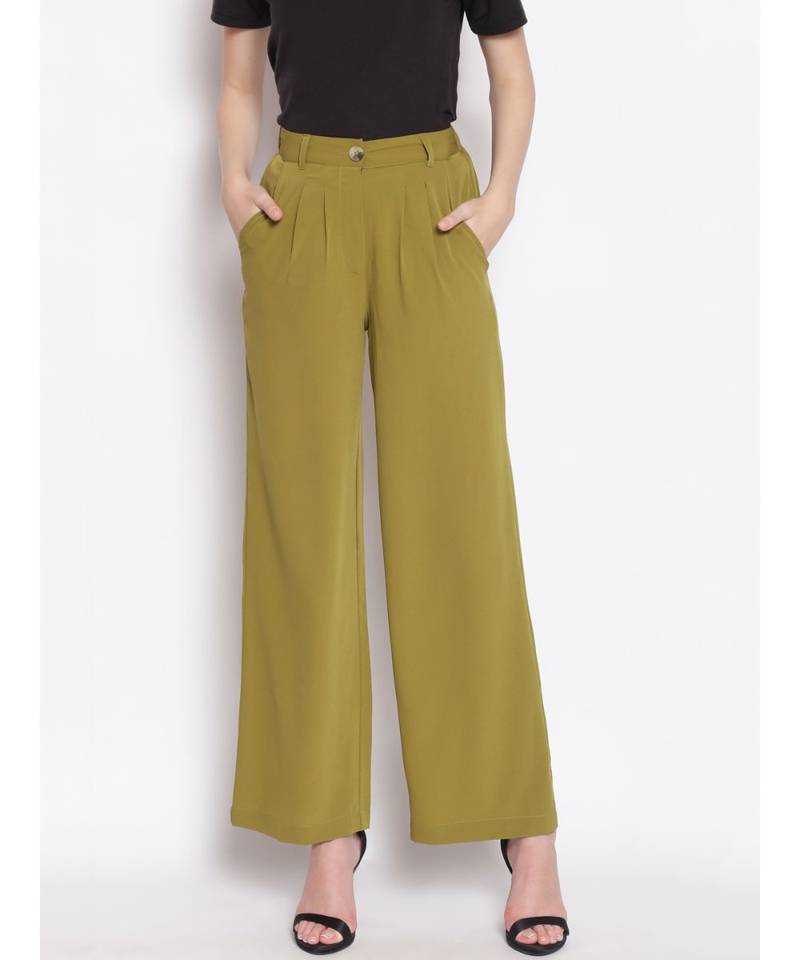 Tall Pine Flared Women's Linen Blend Pants