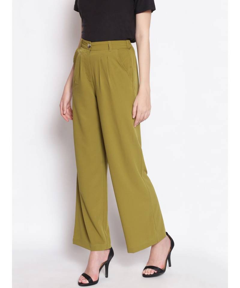 Tall Pine Flared Women's Linen Blend Pants