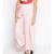 Baby Pink Solid Wrap Linen Blend Pants