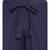 Navy Solid Wrap Linen Blend Pants