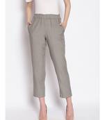 Shade of Grey Women's Linen Blend Pants