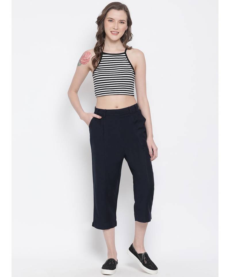 Blue Equal Women Pant