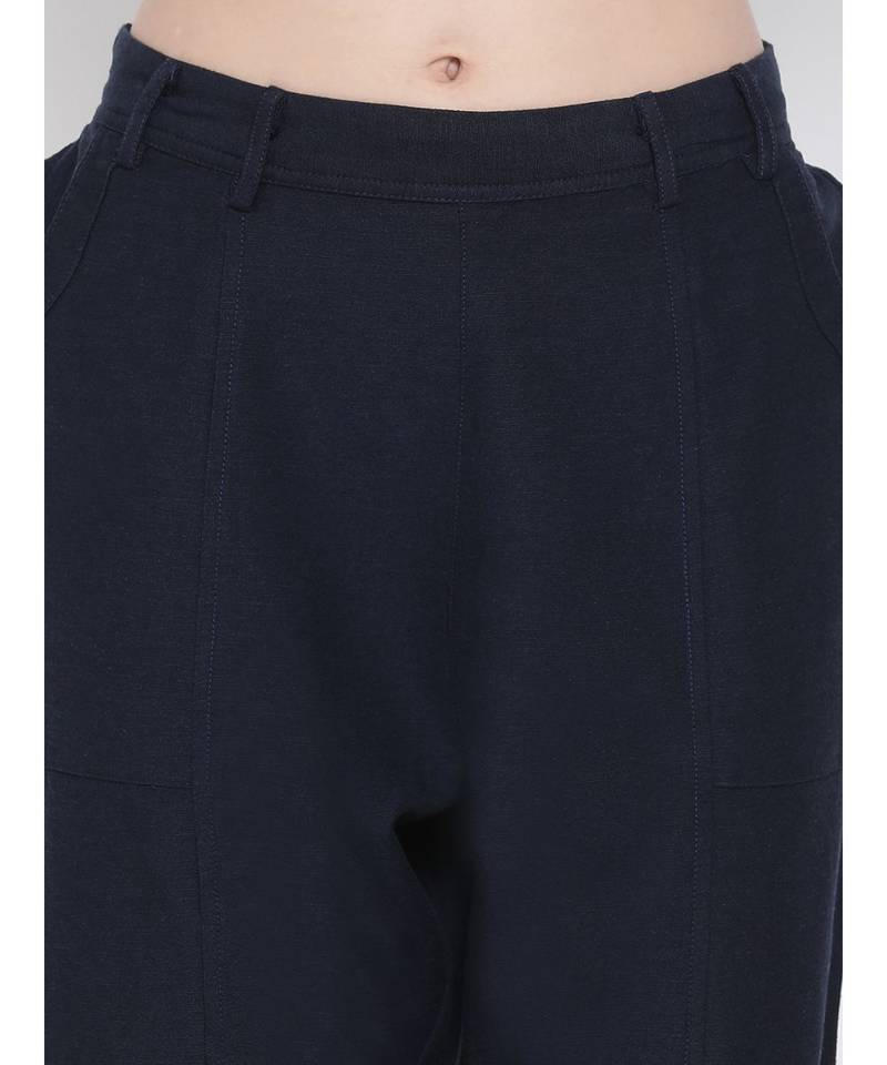 Blue Equal Women Pant
