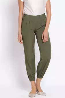 Khaki Stopper Casual Women Pant
