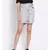 Smoke Grey Paperbag Women's Shorts
