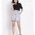 Smoke Grey Paperbag Women's Shorts