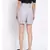 Smoke Grey Paperbag Women's Shorts