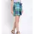Blue Checkered Paperbag Women's Shorts