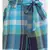 Blue Checkered Paperbag Women's Shorts