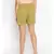 Cotton Washed Shorts  in Olive Green