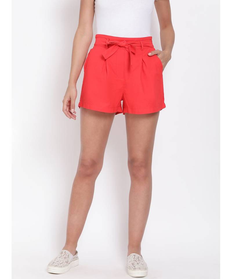 Red Knot Me Up Shorts