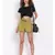 Olive Green Knot Me Up Shorts