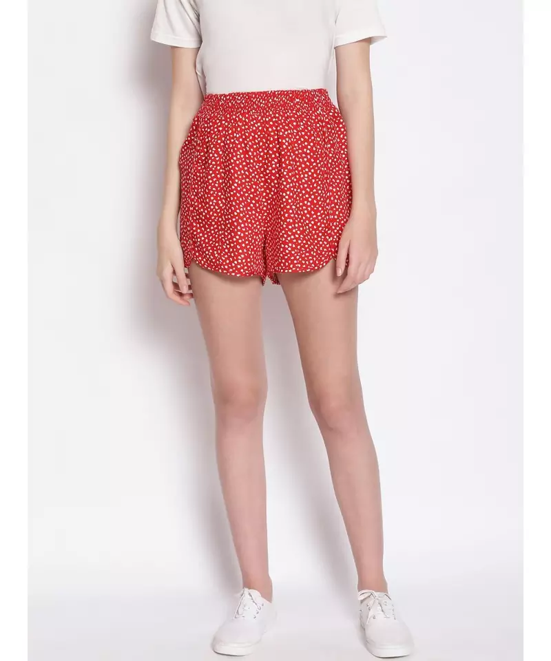Red Carnival Women's Dolphin Shorts