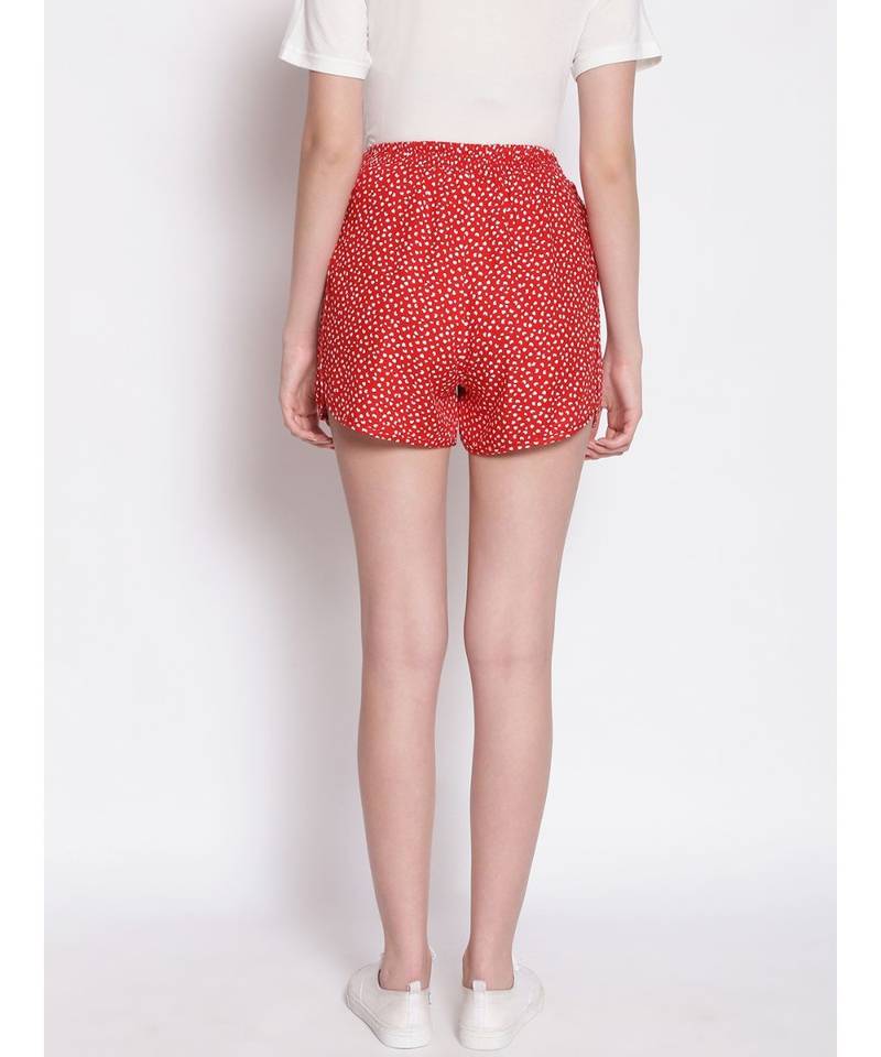 Red Carnival Women's Dolphin Shorts