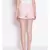 Baby Pink Striped Women's Shorts