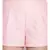 Baby Pink Striped Women's Shorts