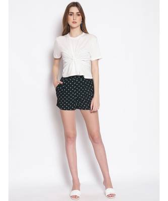 Retro Polka Print Women's Shorts 2