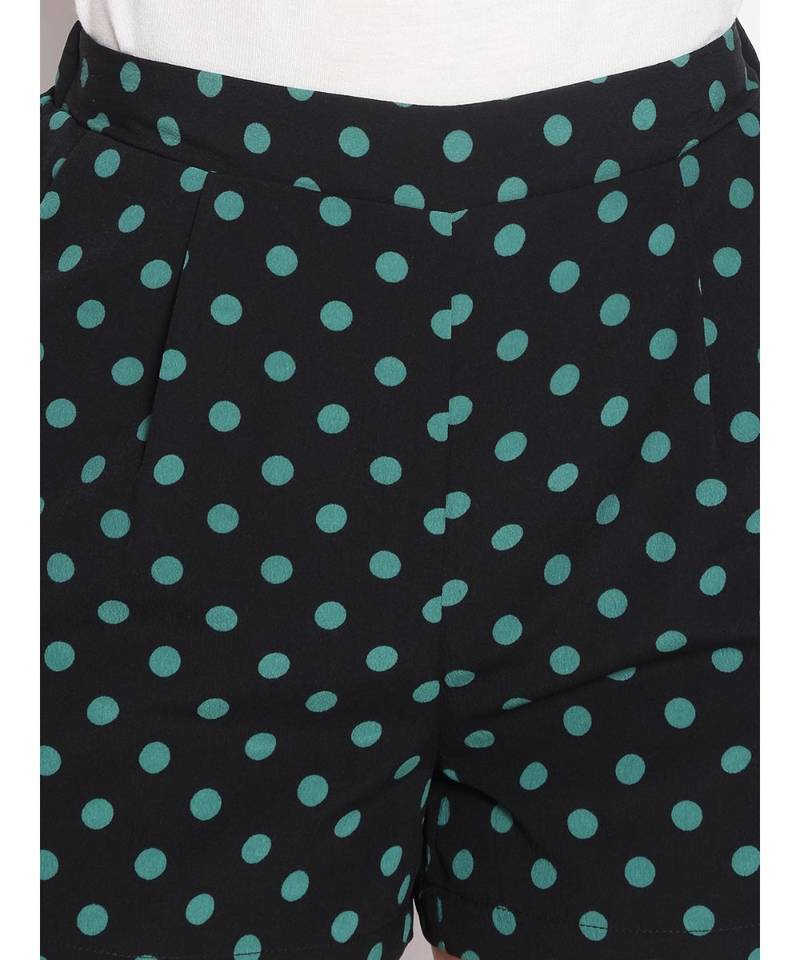 Retro Polka Print Women's Shorts